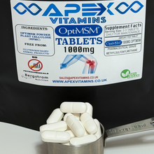 MSM TABLETS - Pure Distilled OptiMSM - Prices From: