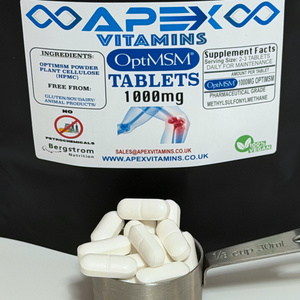 MSM TABLETS - Pure Distilled OptiMSM - Prices From: