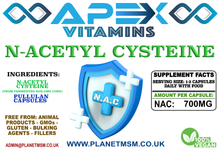 N-ACETYL CYSTEINE (NAC) CAPSULES