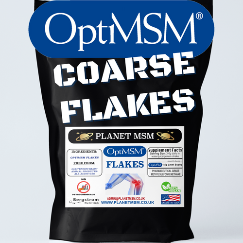 PURE OPTIMSM FLAKES (Coarse Powder/Crystals) - Distilled MSM - Prices From: