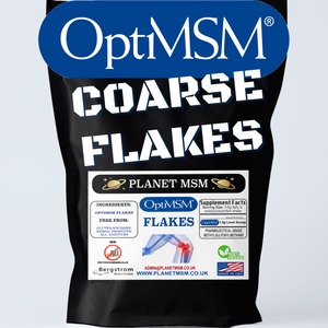 PURE OPTIMSM FLAKES (Coarse Powder/Crystals) - Distilled MSM - Prices From: