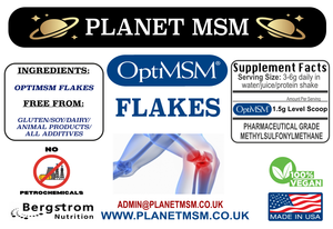 PURE OPTIMSM FLAKES (Coarse Powder/Crystals) - Distilled MSM - Prices From: